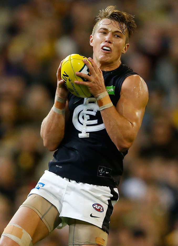 AFL 2016 Rd 01 - Richmond v Carlton Patrick Cripps showed grunt and guile in equal measure on Thursday night - ${keywords}